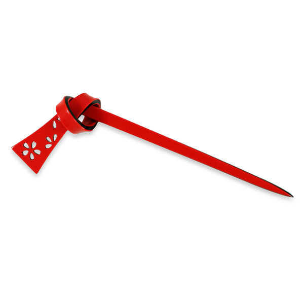 Primary image of Musubi Hair Stick - Red Twist