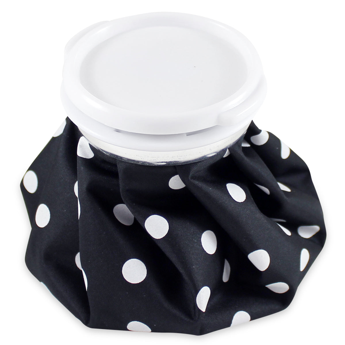 Primary image of Ice Bag - Black + White Dots