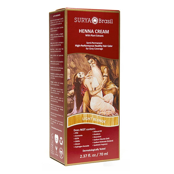 Surya Brasil Light Blonde Henna Hair Color (2.31 oz) – Smallflower
