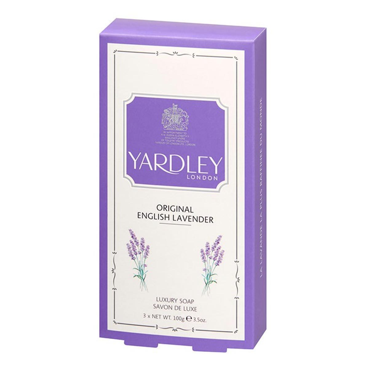 Yardley Original English Lavender Soap 3 Pack (3x100 g) Smallflower