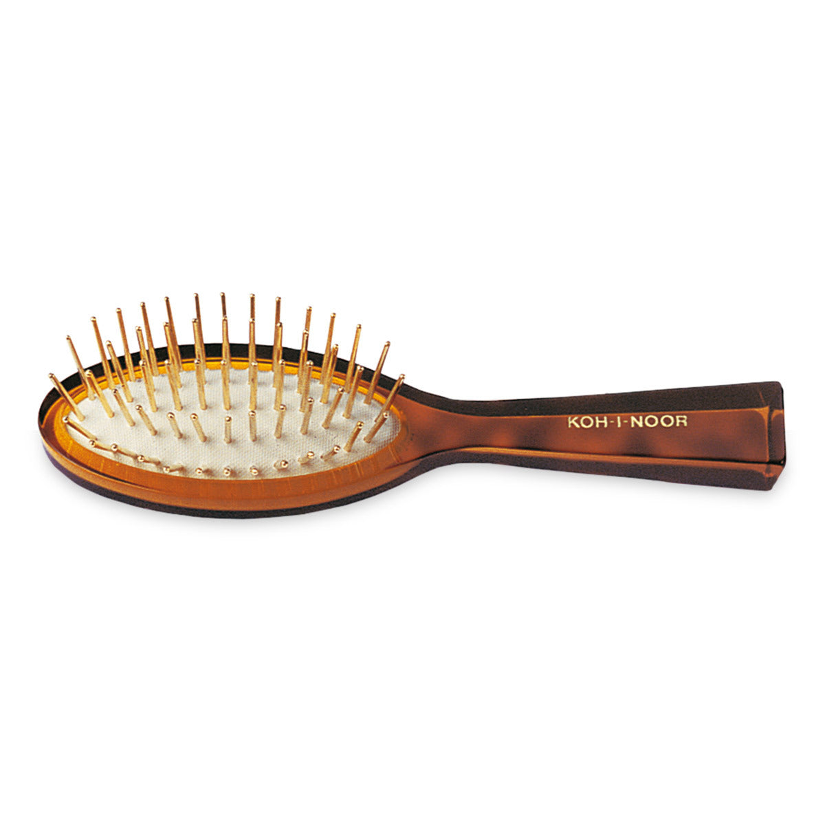 Primary image of Jaspe Oval Hairbrush with Gold Pins (Small)