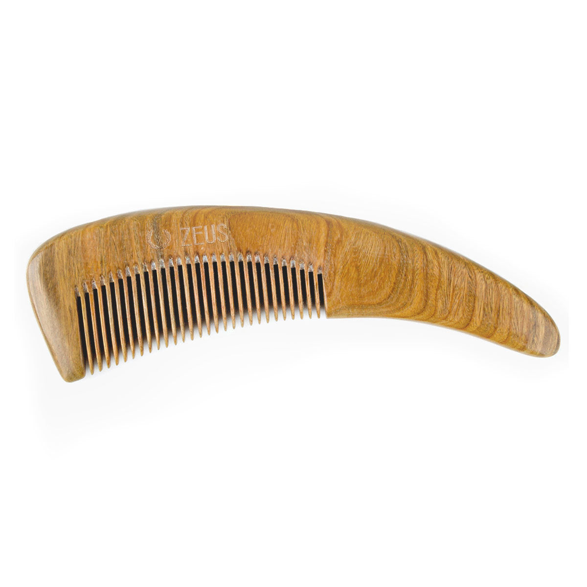 Primary image of Large Curved Sandalwood Beard Comb