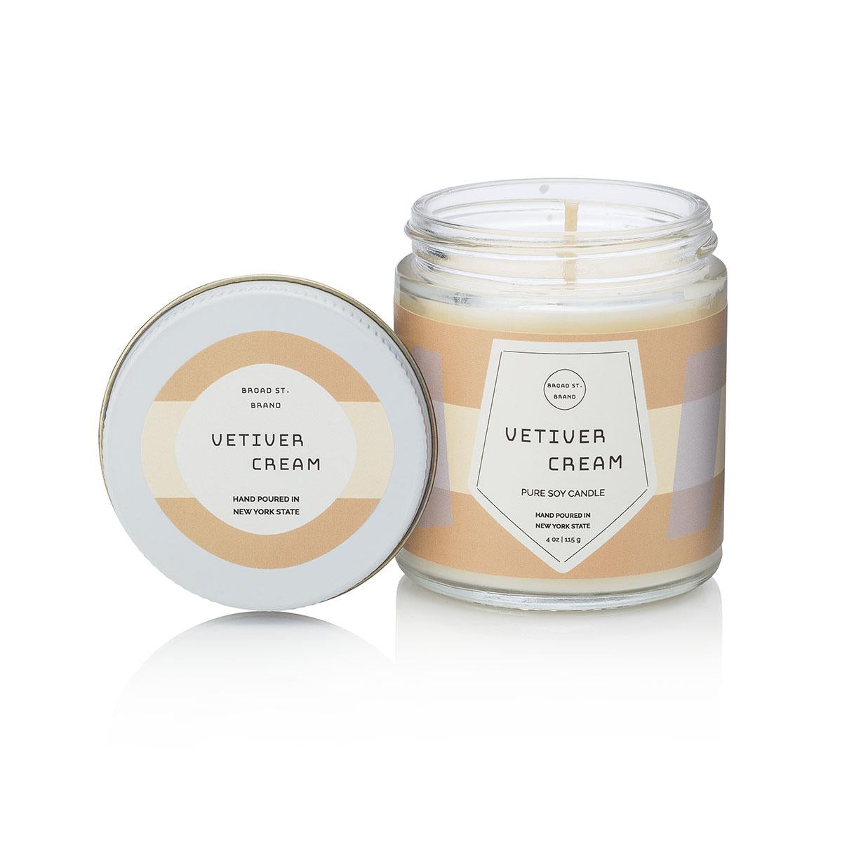 Primary image of Vetiver Cream Pure Soy Candle