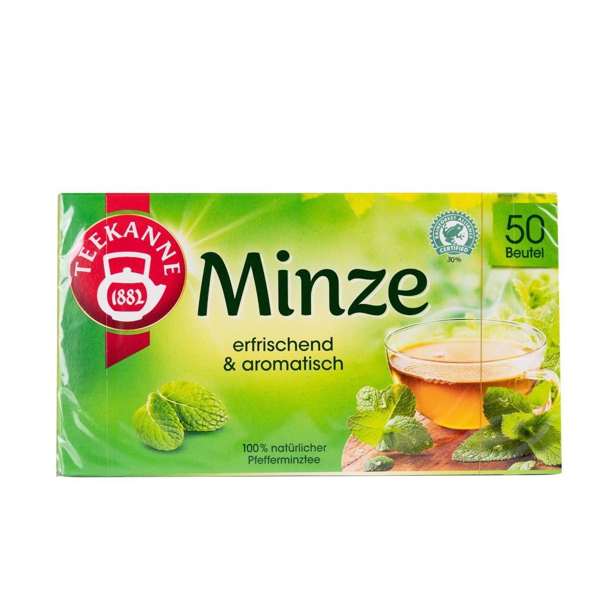 Teekanne Fix Minze (Peppermint) Tea Bags (50 count) – Smallflower