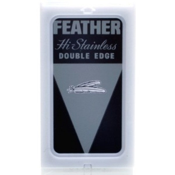 Feather Hi Stainless Double Edge Razor Blades (5 count) – Smallflower