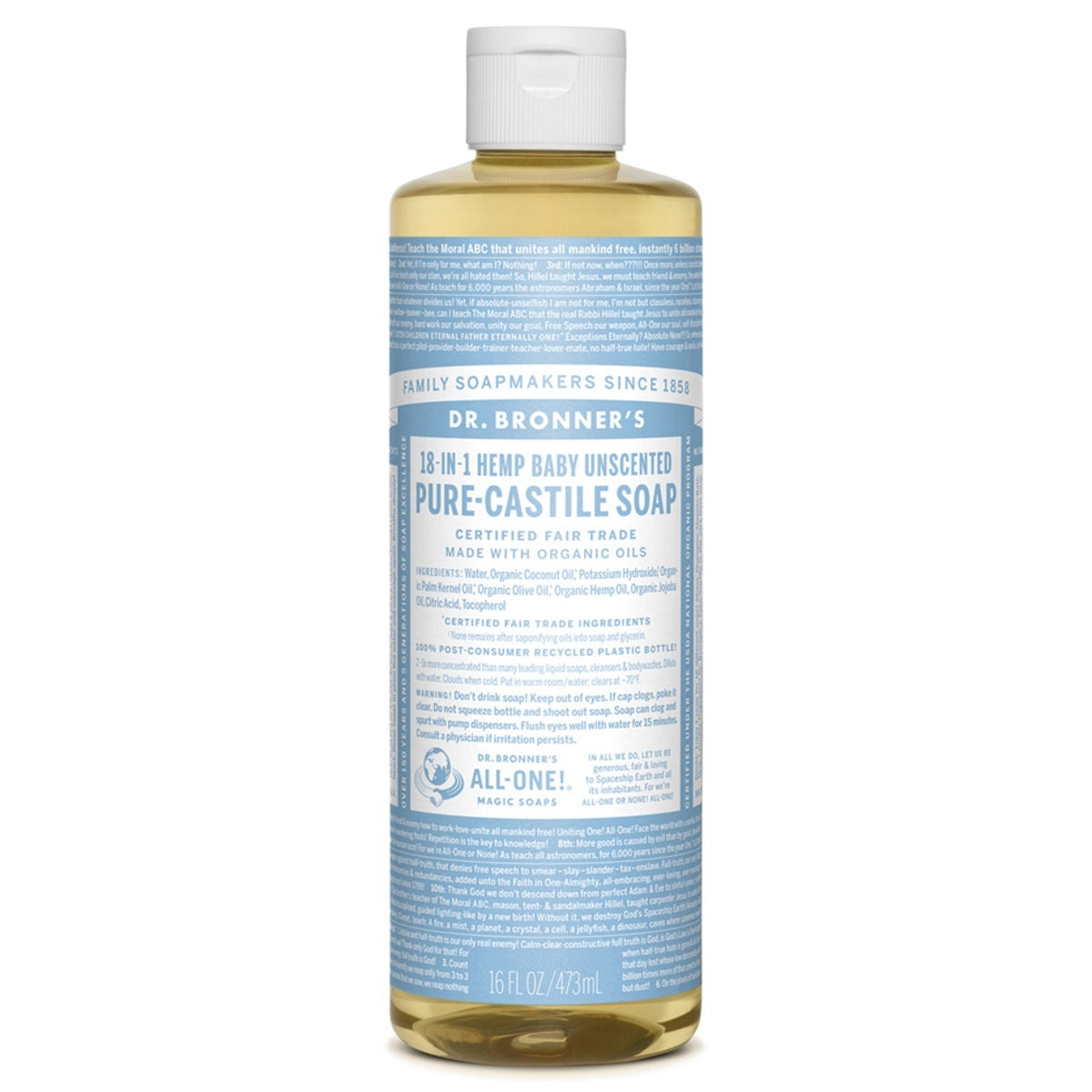 Primary image of Baby Unscented Castile Liquid Soap