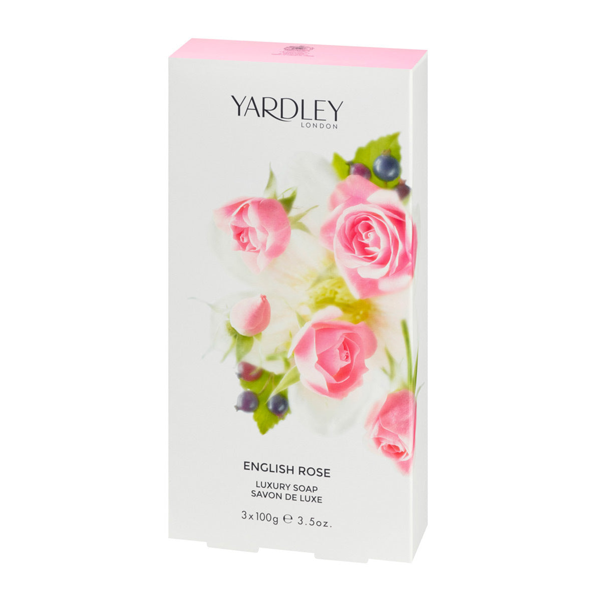 Primary image of English Rose Soap 3 Bar Box