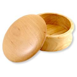 Kingsley Natural Wood Shave Bowl With Lid