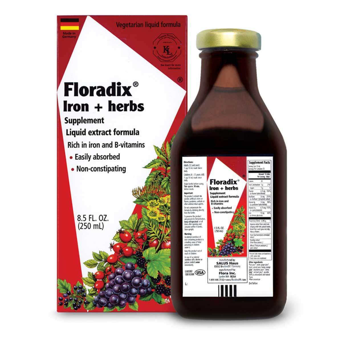 Primary image of Floradix Iron + Herbs