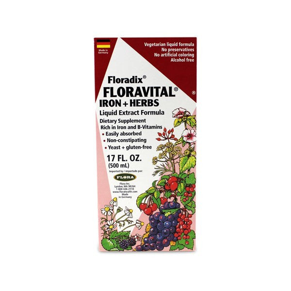 Primary image of Floravital Iron + Herbs - Yeast Free