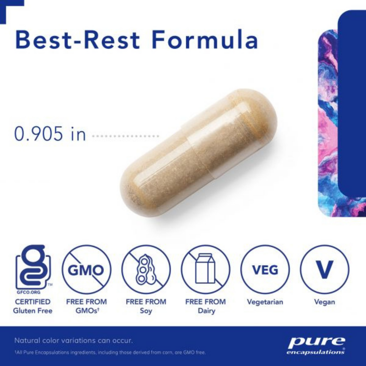 Pure Encapsulations Best-Rest Formula Capsules (60 count) #10085822