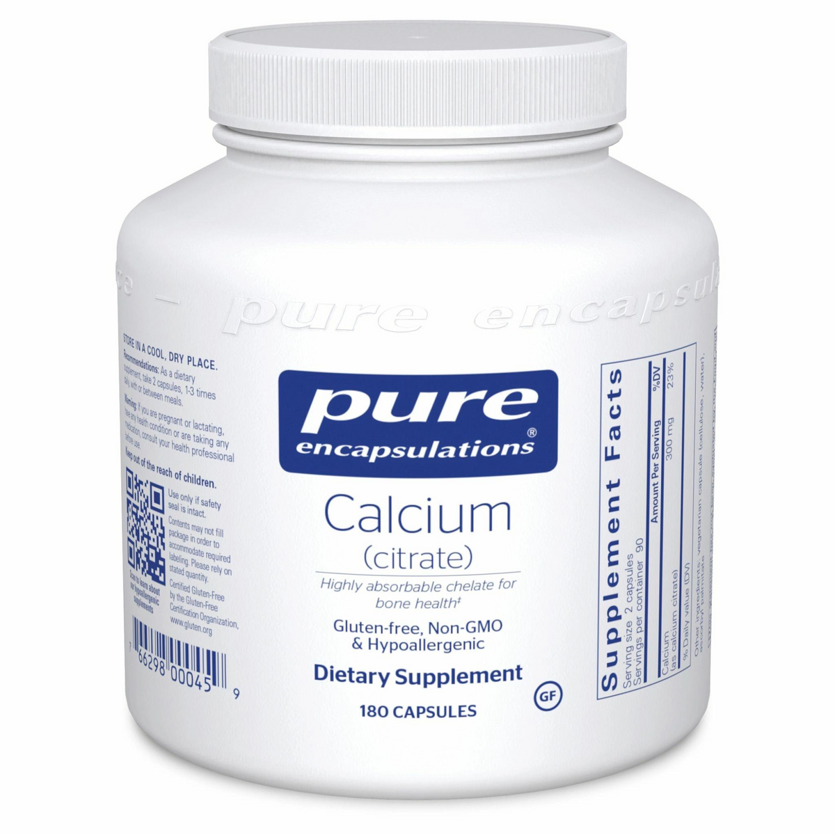 Primary Image of Calcium (citrate) Capsules (180 count)