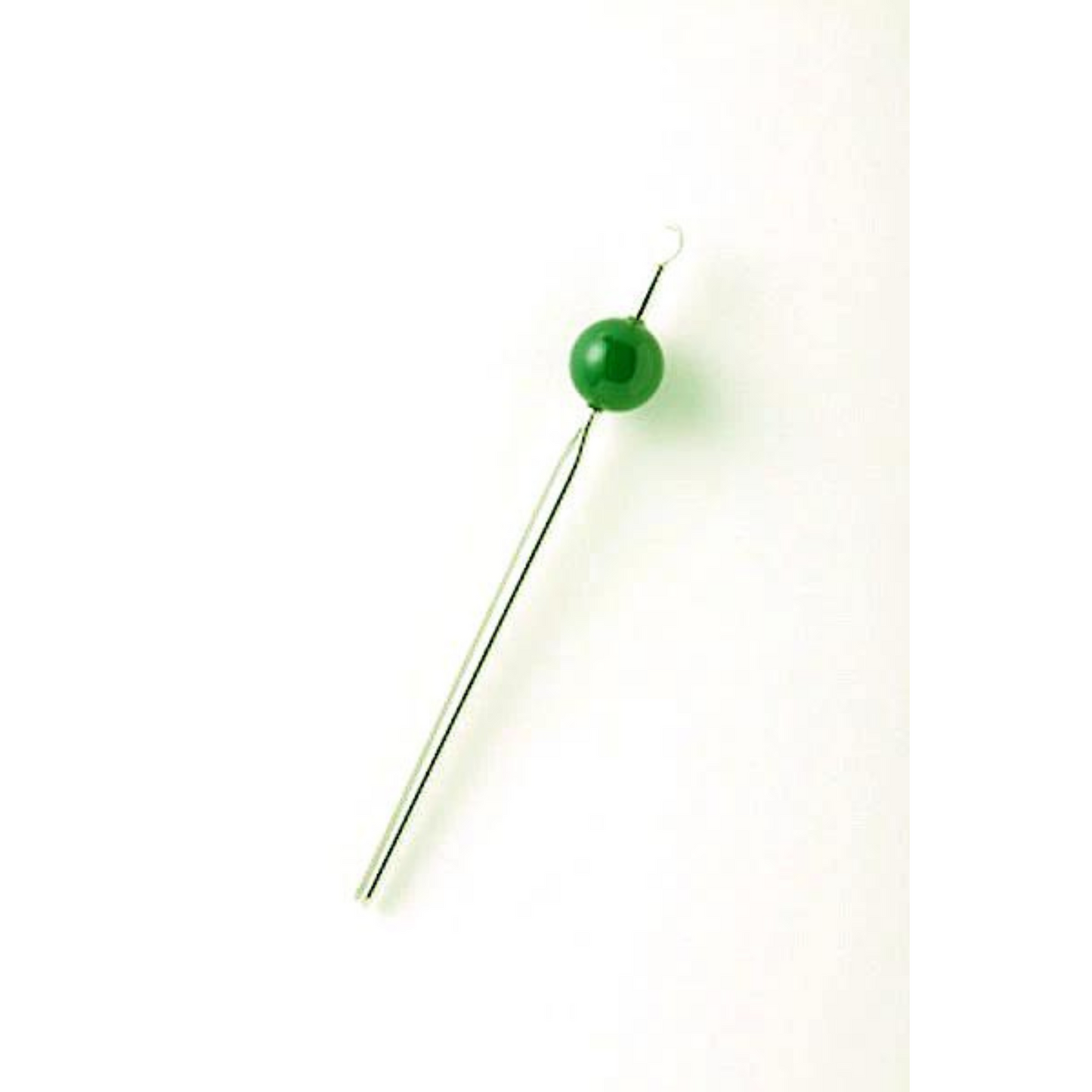 Chidoriya Tama Kanzashi (2 Legs) - Deep Green Hair Stick #10083473