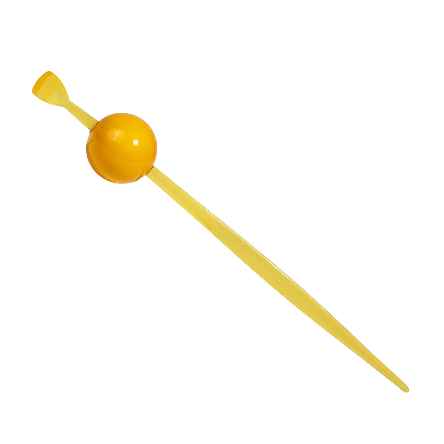Primary Image of Chidoriya Mikan Yellow Tama Kanzashi Hair Stick 