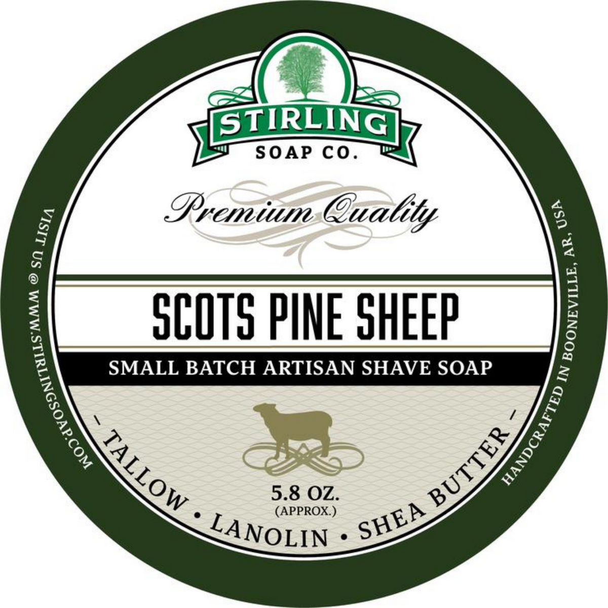 Primary Image of Scots Pine Sheep Tallow Shave Soap