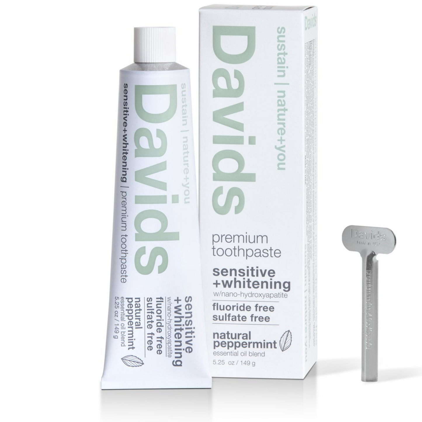 Primary Image of Sensitive + Whitening Peppermint Toothpaste
