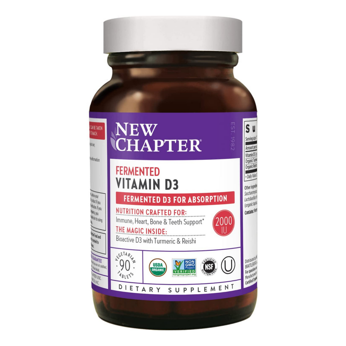 Primary Image of Fermented Vitamin D3 Tablets