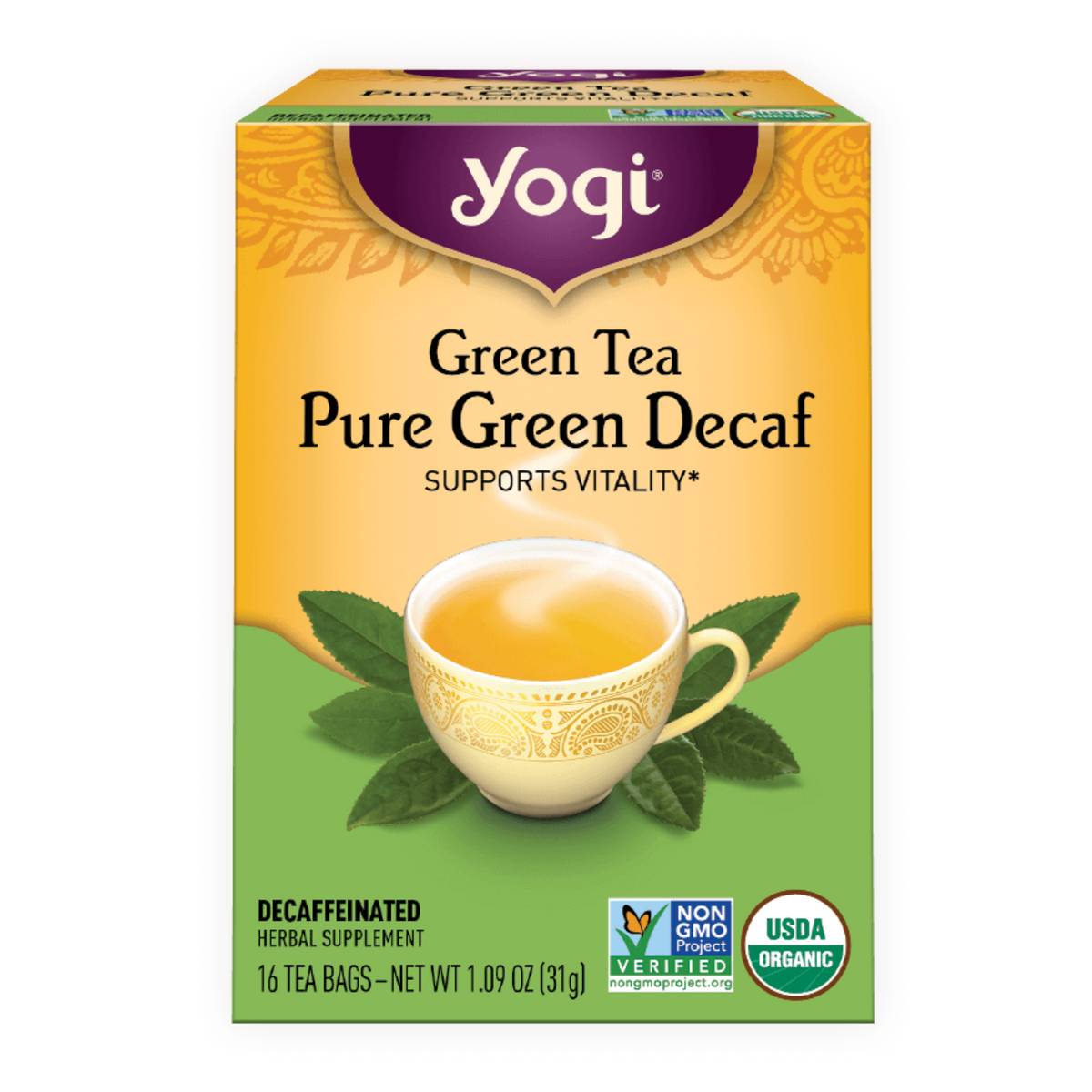 Primary Image of Pure Green Decaf Tea Bags