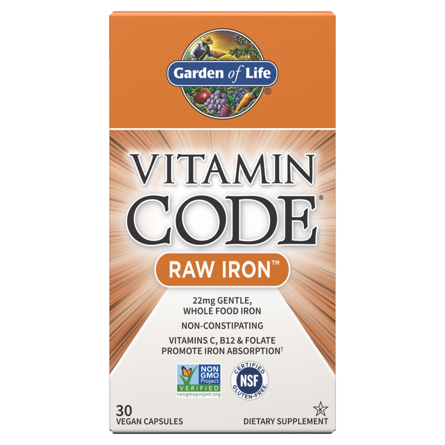 Primary Image of Vitamin Code Raw Iron Capsules