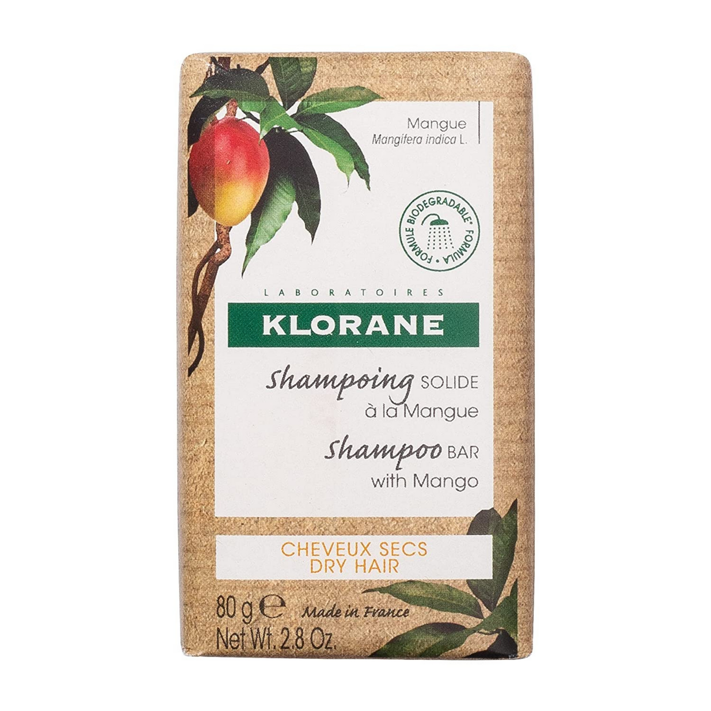 Klorane Mango Butter Shampoo Bar (80 g) #10084341