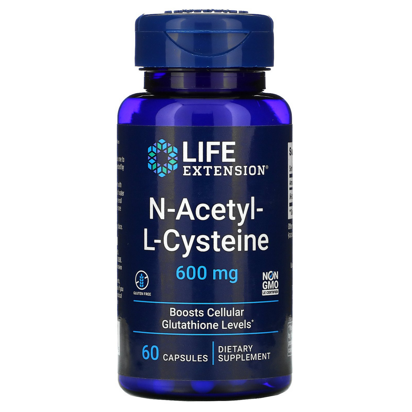 Primary Image of N-Acetyl-L-Cysteine 600mg Capsules
