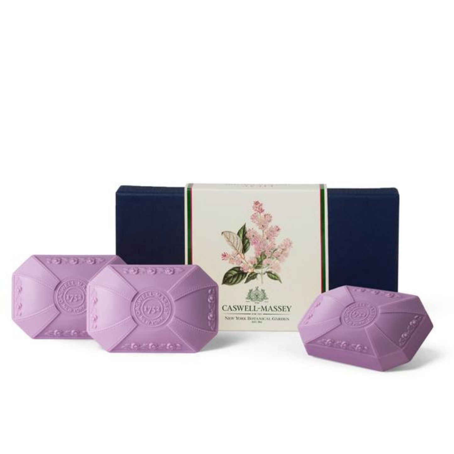 Primary image of NYBG Lilac Three Bar Soap Set