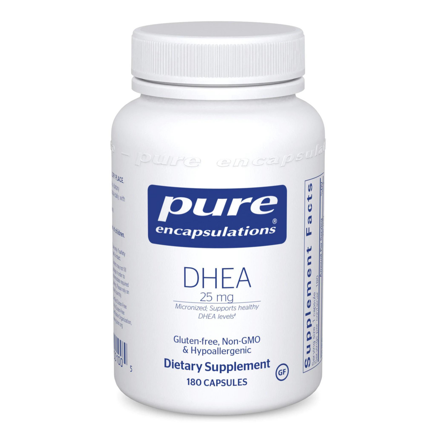 Primary Image of DHEA 25 mg. Capsules (180 count)