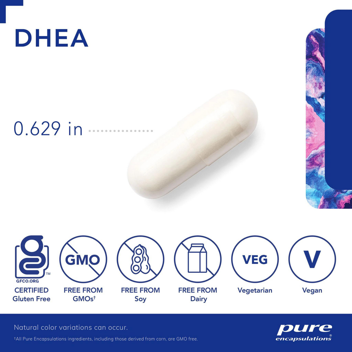 Pure Encapsulations DHEA 25 mg. Capsules (180 count) #10085781