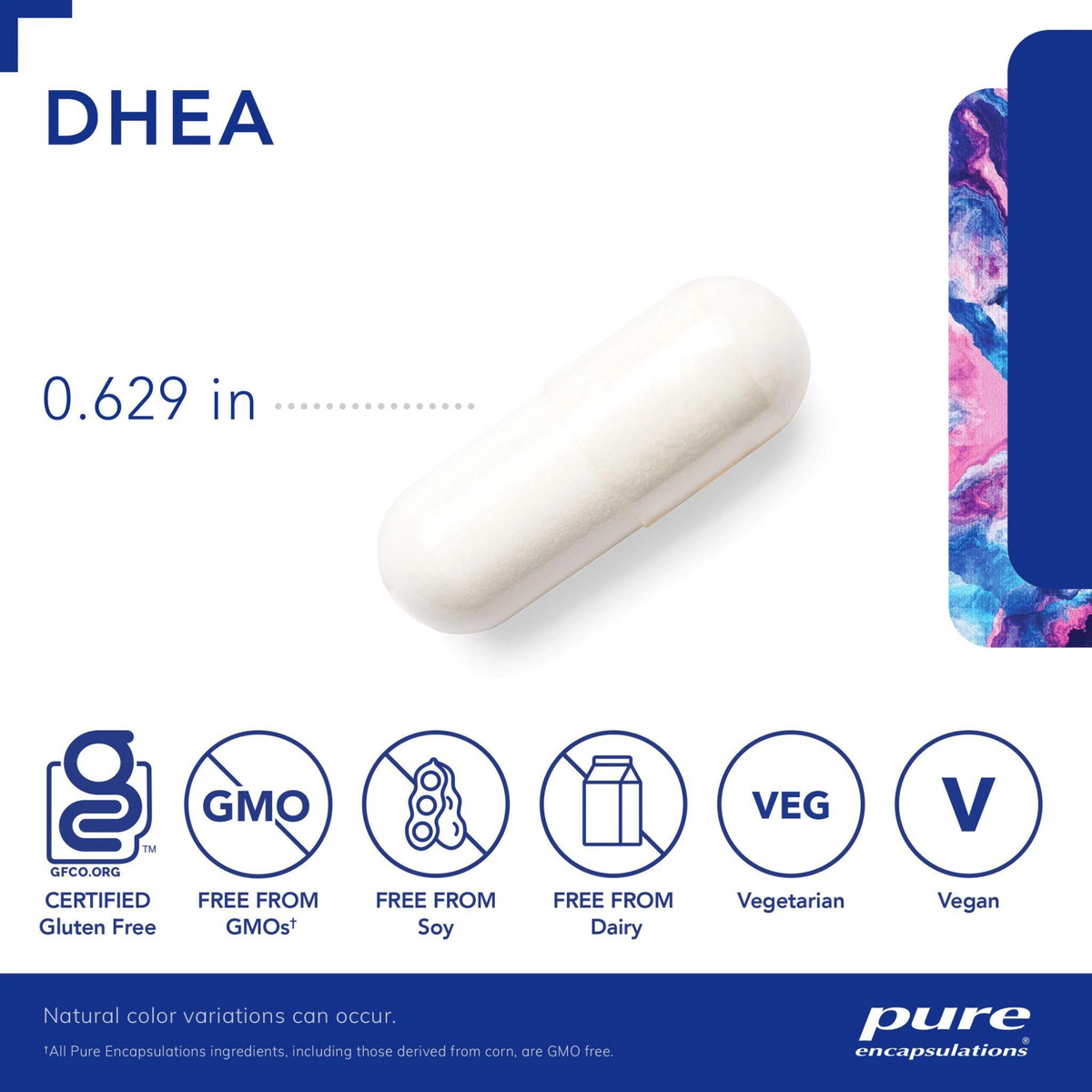 Pure Encapsulations DHEA 5 mg. Capsules (180 count) #10085803