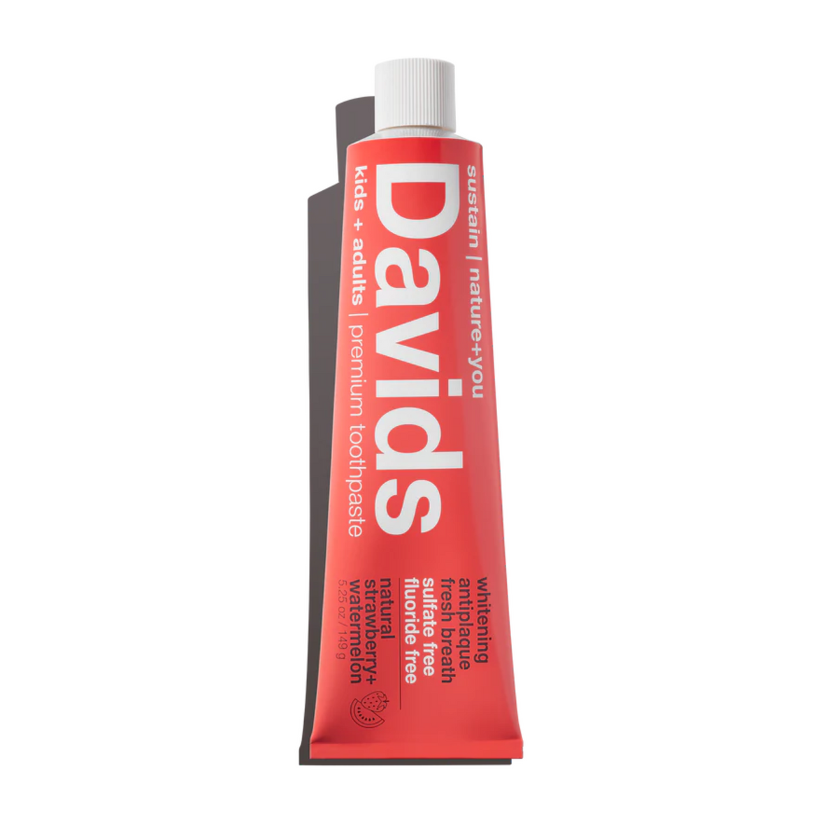 Primary Image of Davids Strawberry Watermelon Natural Toothpaste (5.25 oz) 