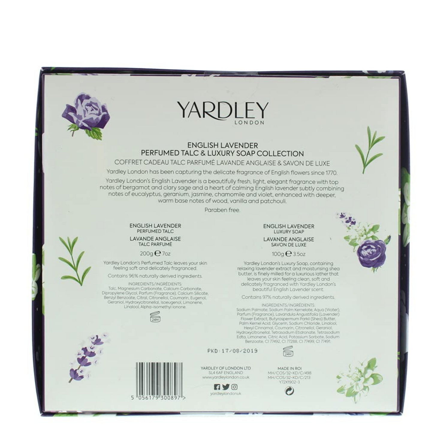 Yardley English Lavender Collection (3 count set) #10086128
