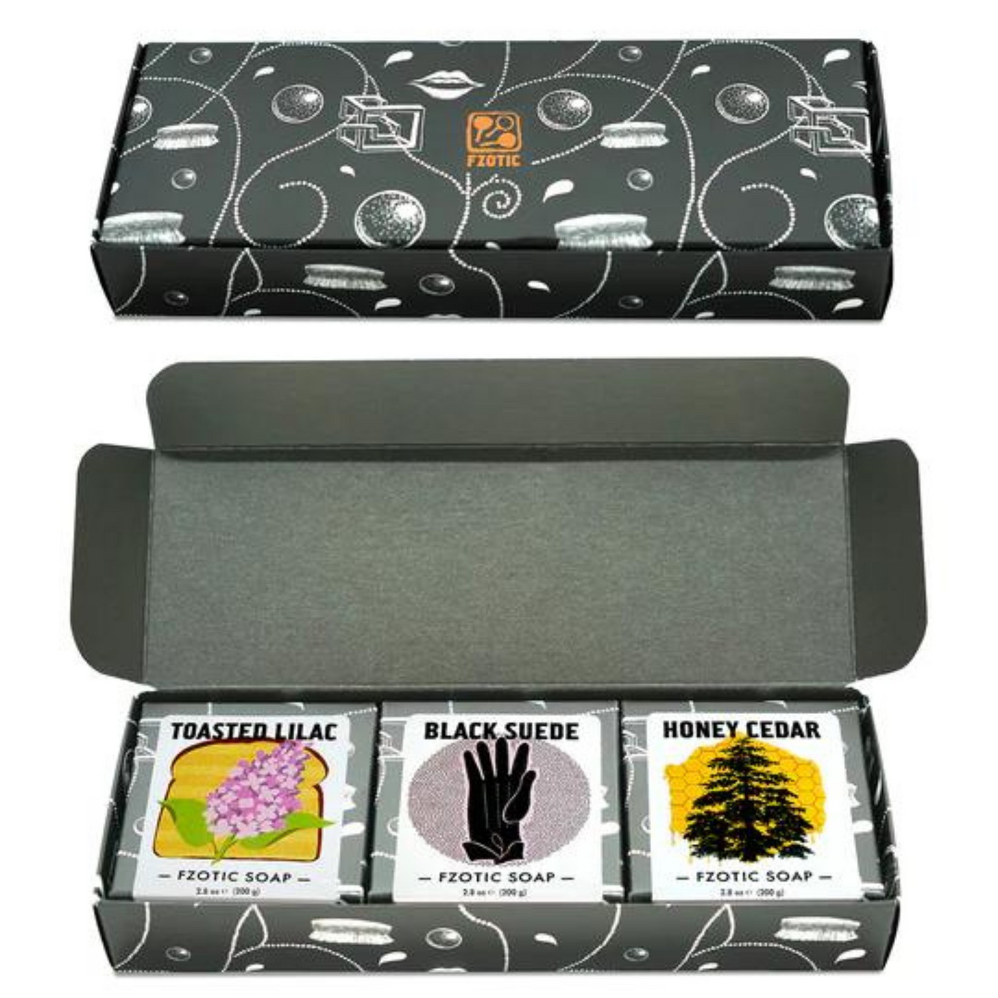FZOTIC Soap Gift Box (3 x 2.8 oz) #10085267