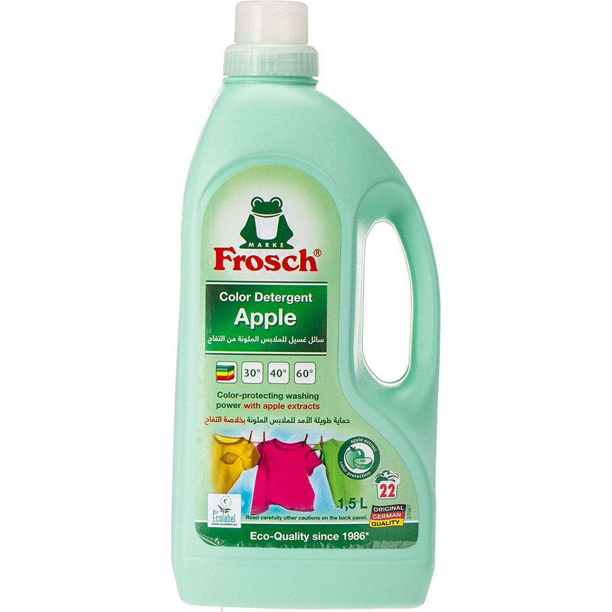 Primary Image of Frosch Apple Scented Color Laundry Detergent (1.5 L)