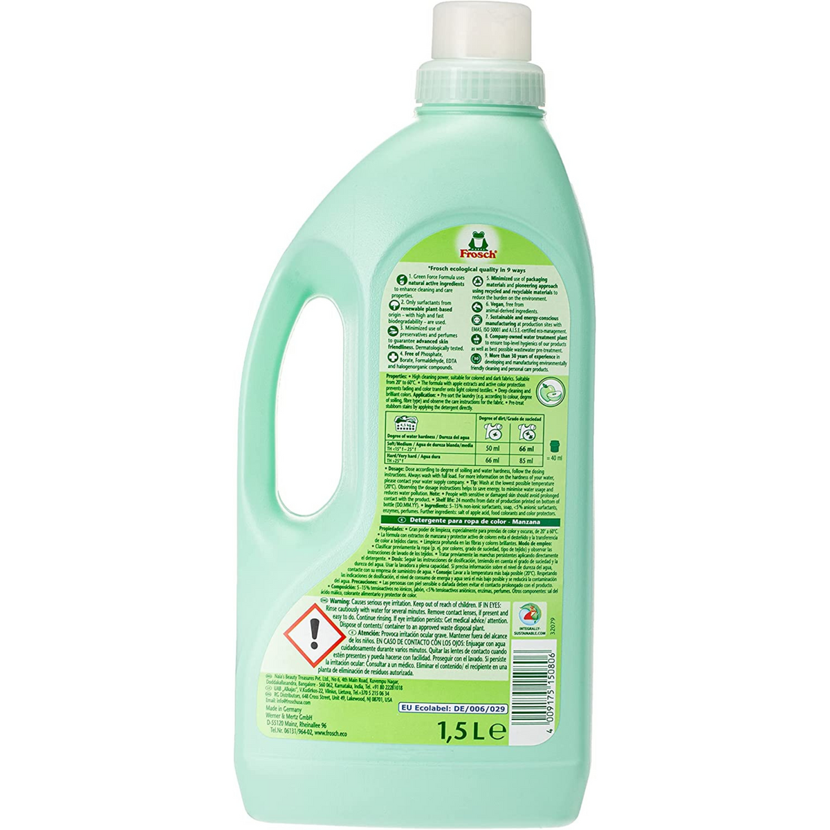 Frosch Apple Scented Color Laundry Detergent (1.5 L) #10085900