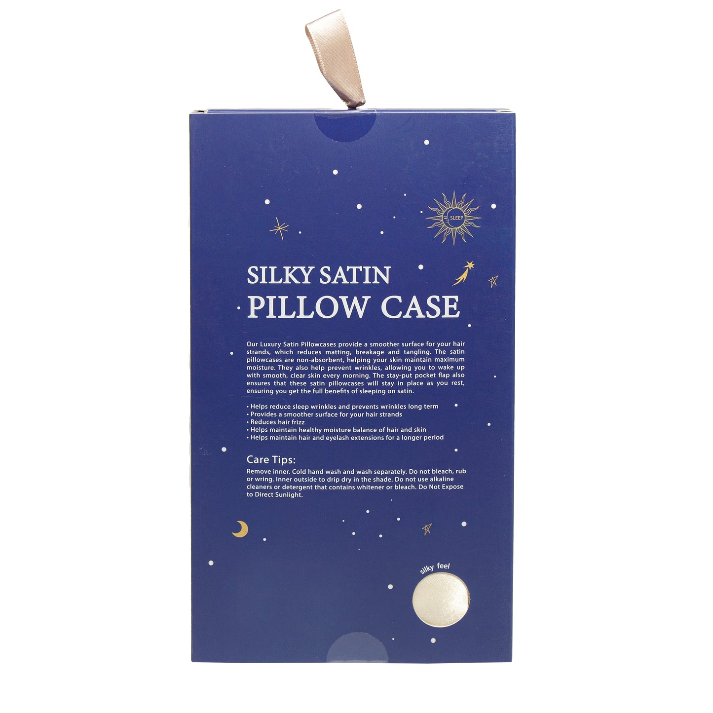 Kingsley Gold Silky Satin Pillowcase #10085197