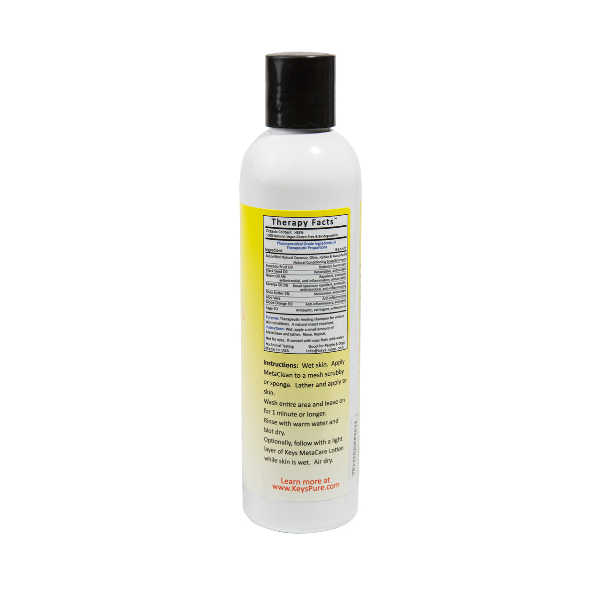 Keys Metaclean Keys Healing Shampoo and Soap | 8 fl oz | Smallflower