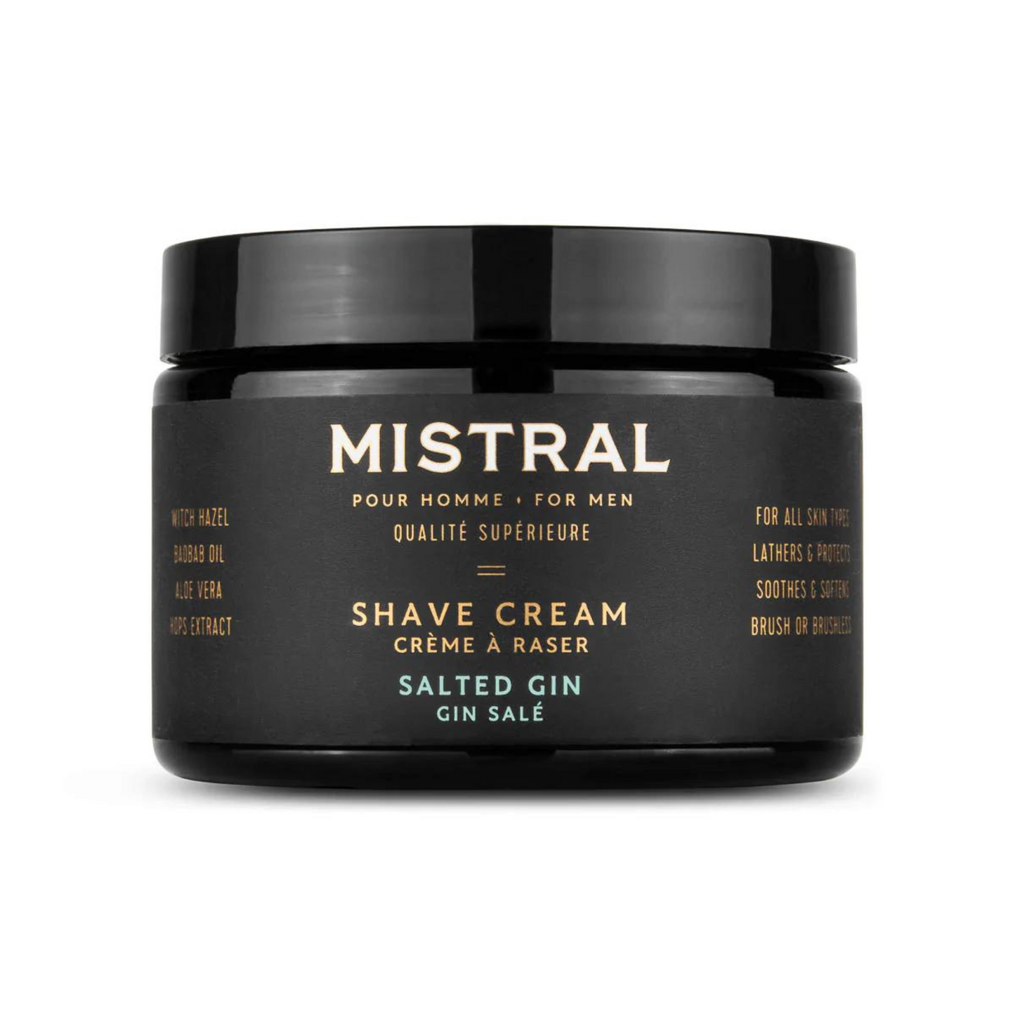 Primary Image of Mistral Salted Gin Shave Cream (9 oz)