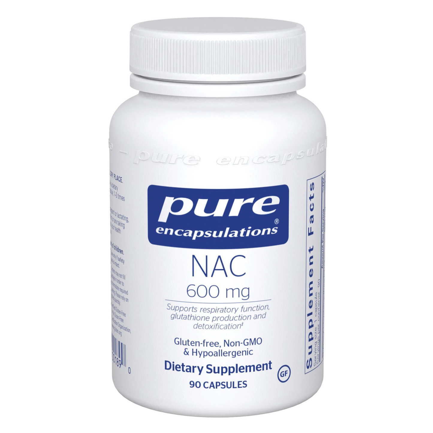 Primary Image of NAC (N-Acetyl-l-Cysteine) 600 mg Capsules