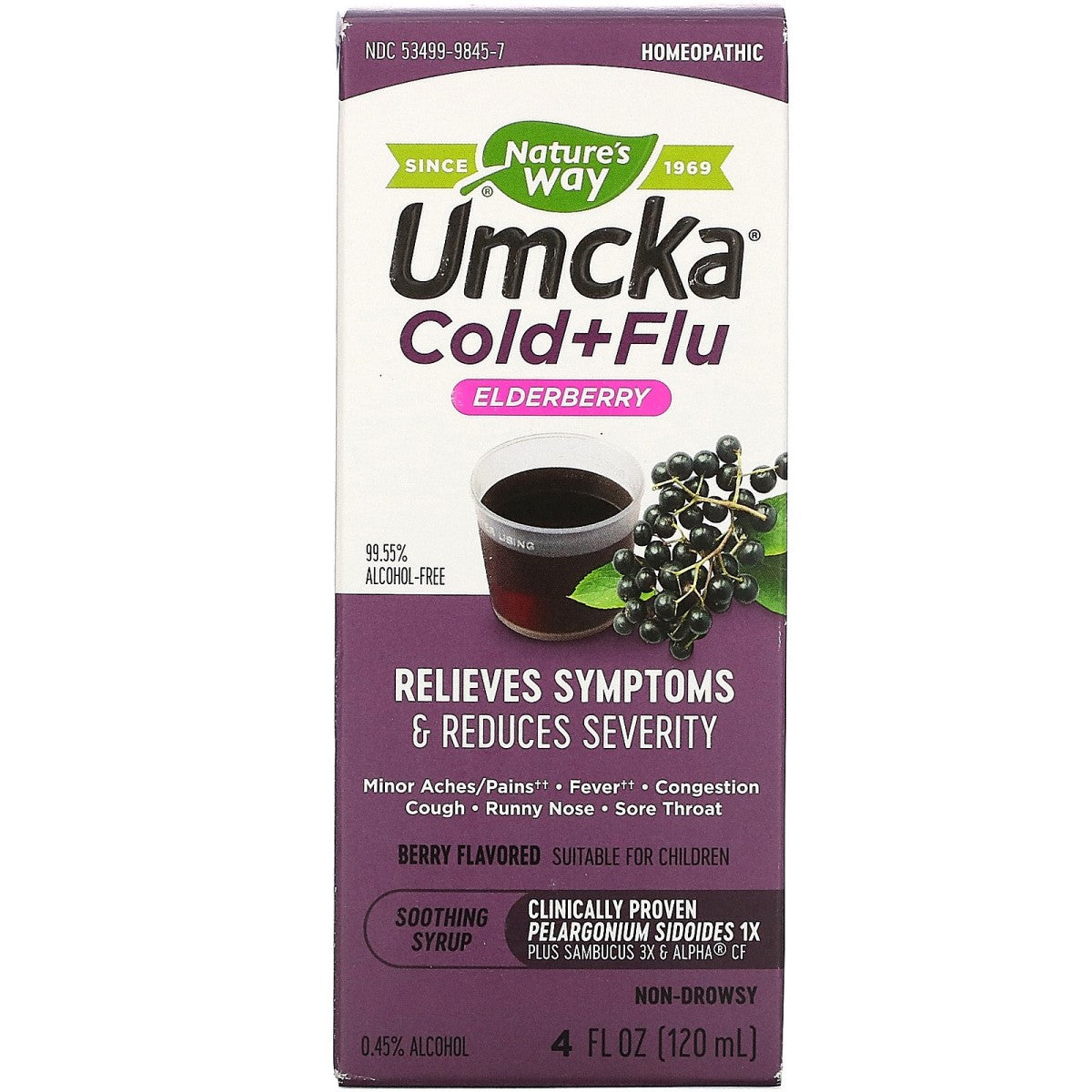 Primary image of Umcka Elderberry Intensive Cold+Flu Soothing Syrup