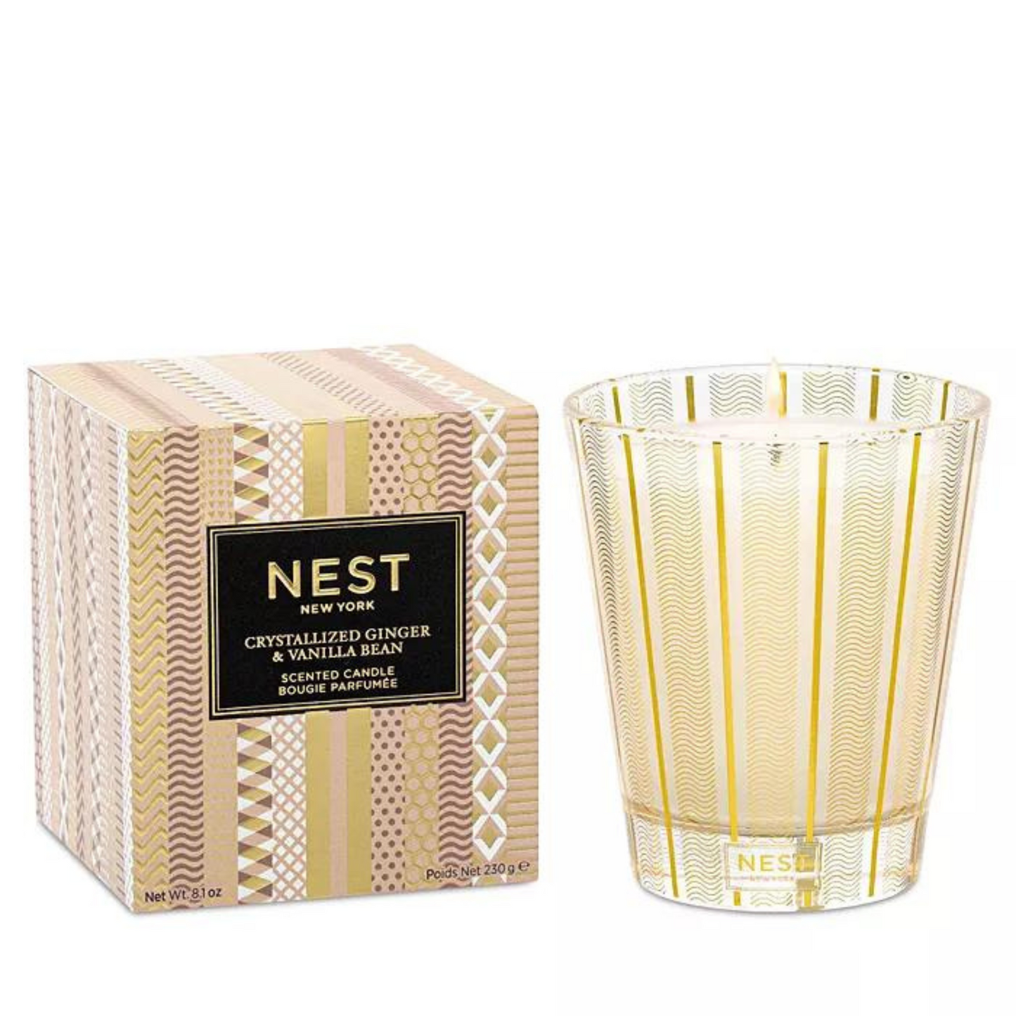 Primary Image of Nest Fragrances Crystallized Ginger & Vanilla Bean Classic Candle (8.1 oz) 