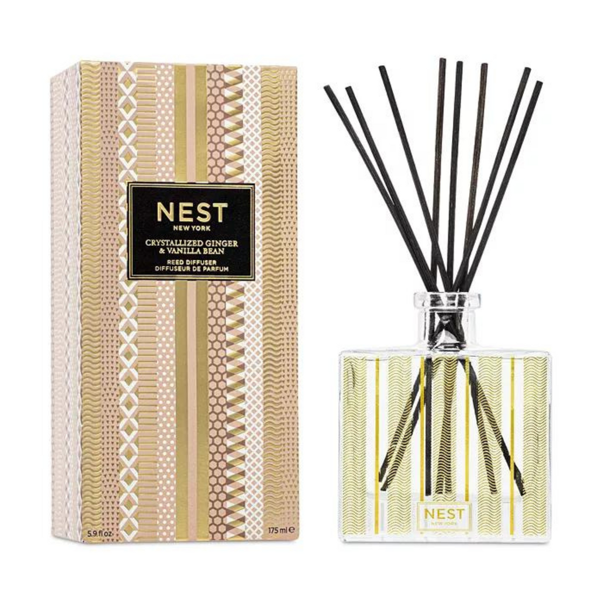 Primary Image of Nest Fragrances Crystallized Ginger & Vanilla Bean Reed Diffuser (5.9 oz)