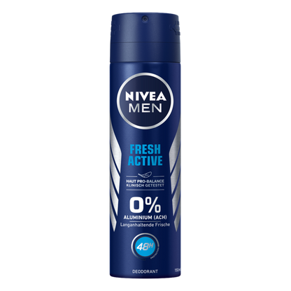 Alternate Image of Men's Fresh Active Spray Deodorant, dark blue spray deo can