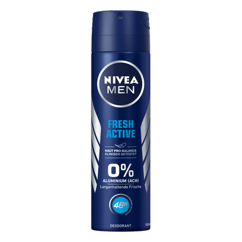 NIVEA MEN 制汗スプレー 150ml 16本セット Nivea Men's Spray Fresh Active Deo | 150 ml | Smallflower