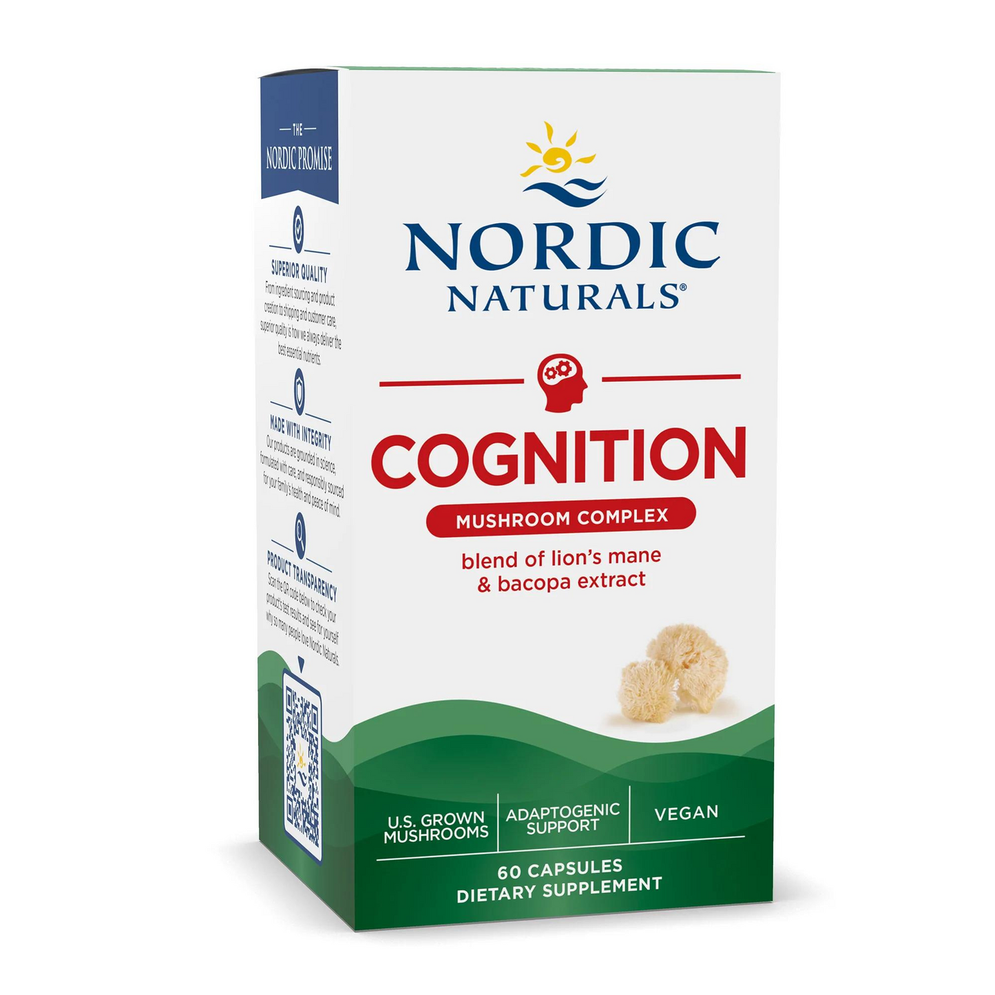 Primary Image of Nordic Naturals Cognition Mushroom Complex Capsules (60 count)