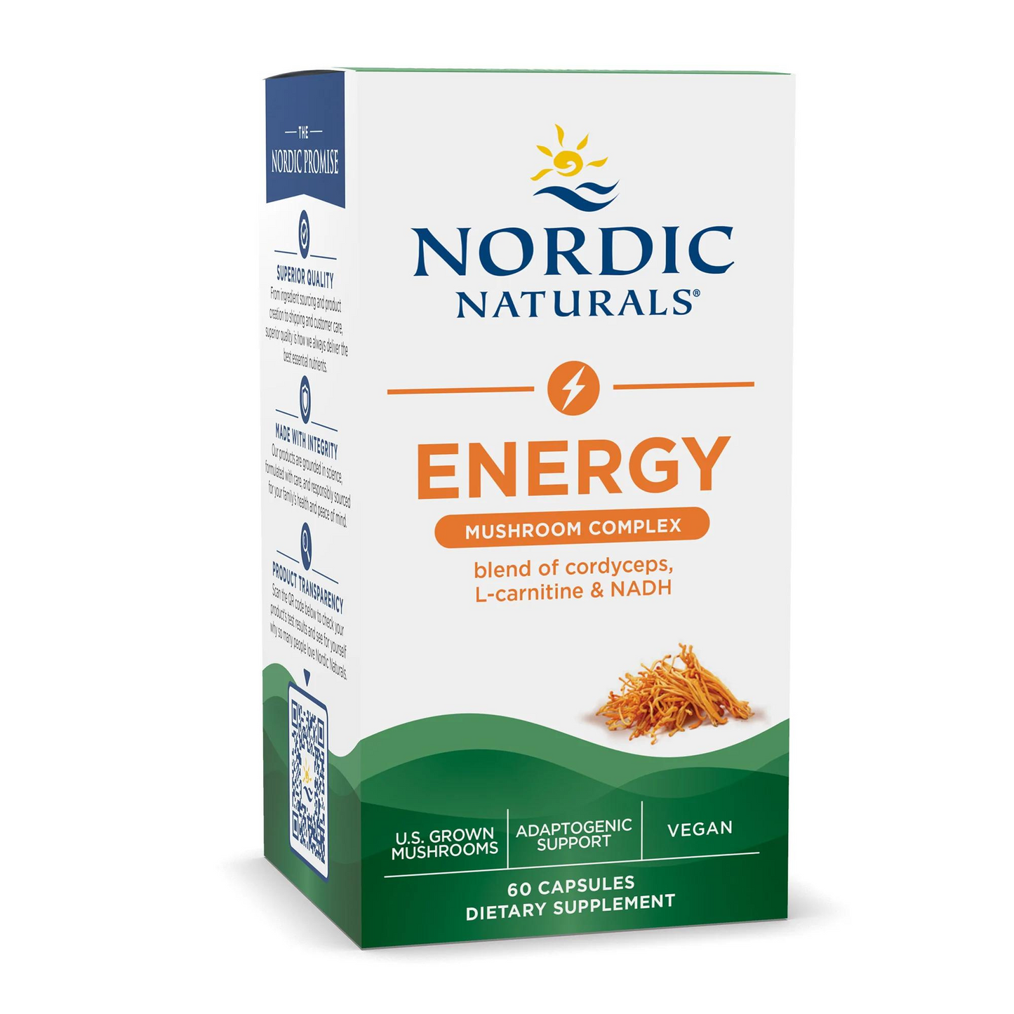 Primary Image of Nordic Naturals Energy Mushroom Complex Capsules (60 count)