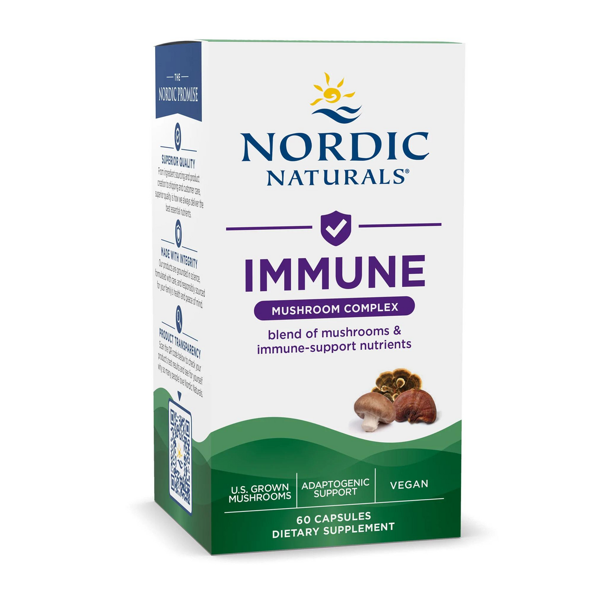 Primary Image of Nordic Naturals Immune Mushroom Complex Capsules (60 count)
