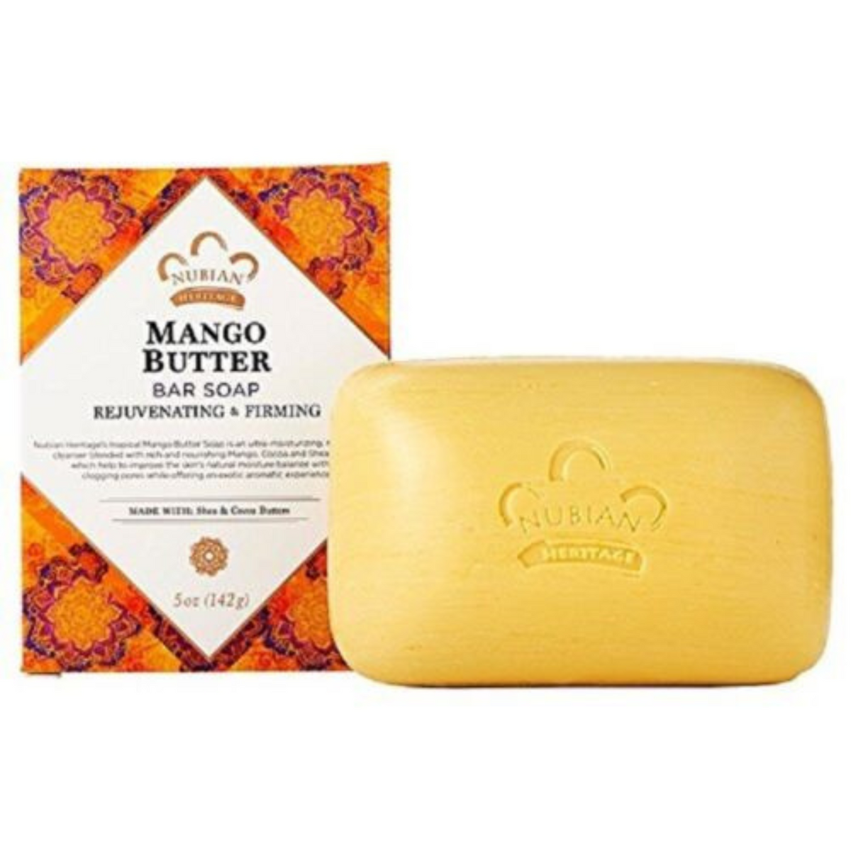 Primary Image of Nubian Heritage Mango Butter Bar Soap