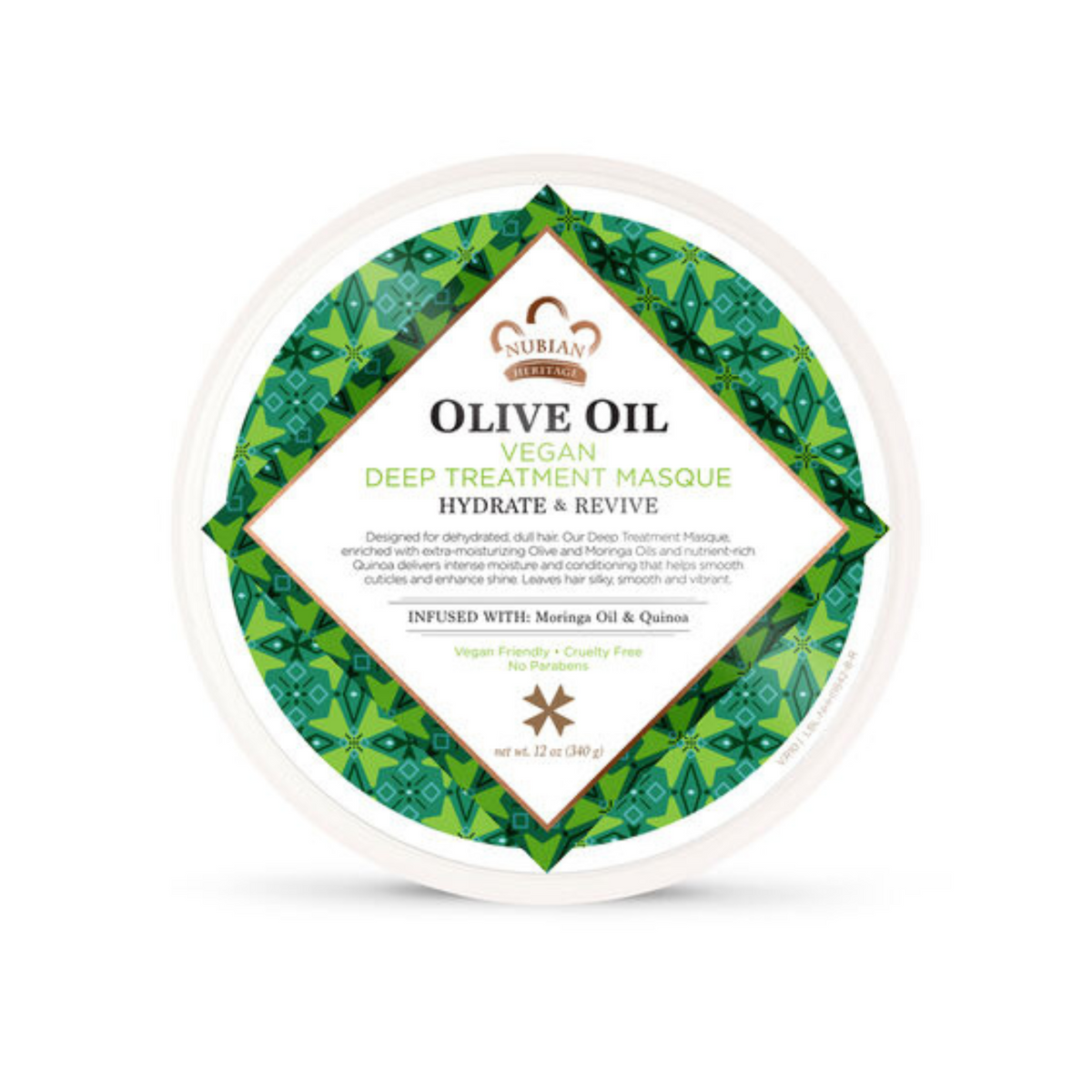 Nubian Heritage Olive Oil Vegan Deep Treatment Masque (12 oz) #10085397