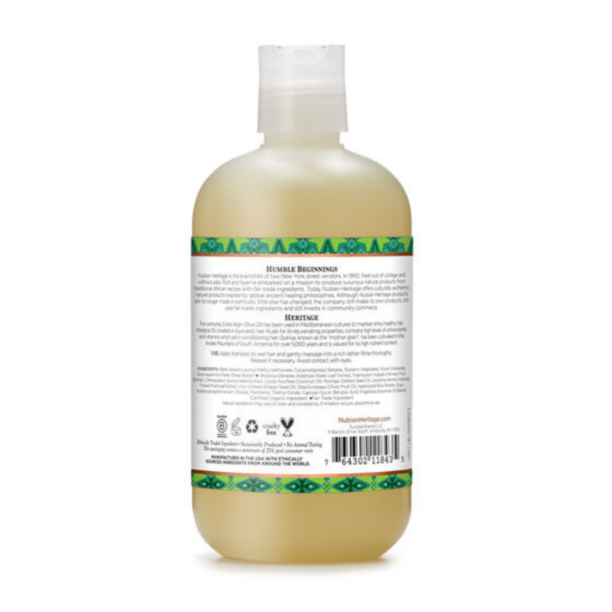 Nubian Heritage Olive Oil Vegan Shampoo (12 fl oz) #10085398