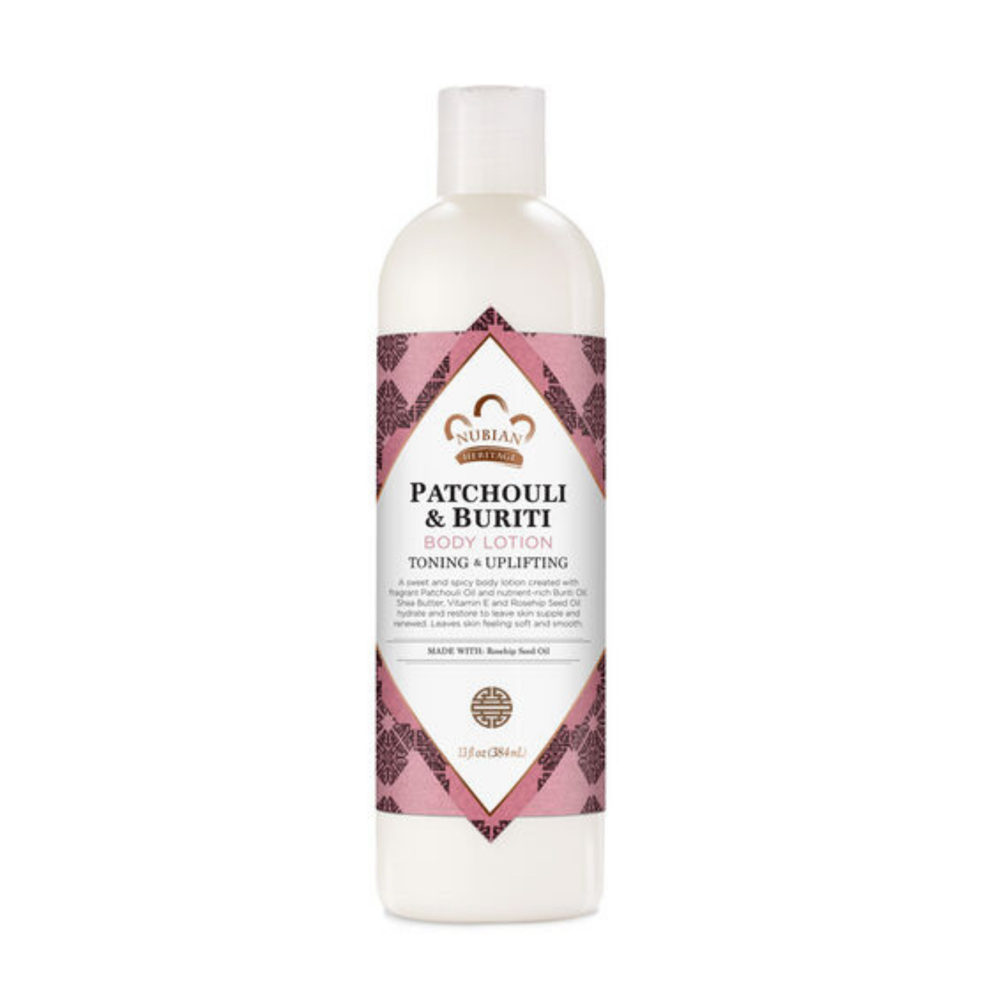 Primary Image of Nubian Heritage Patchouli & Buriti Body Lotion (13 fl oz) 